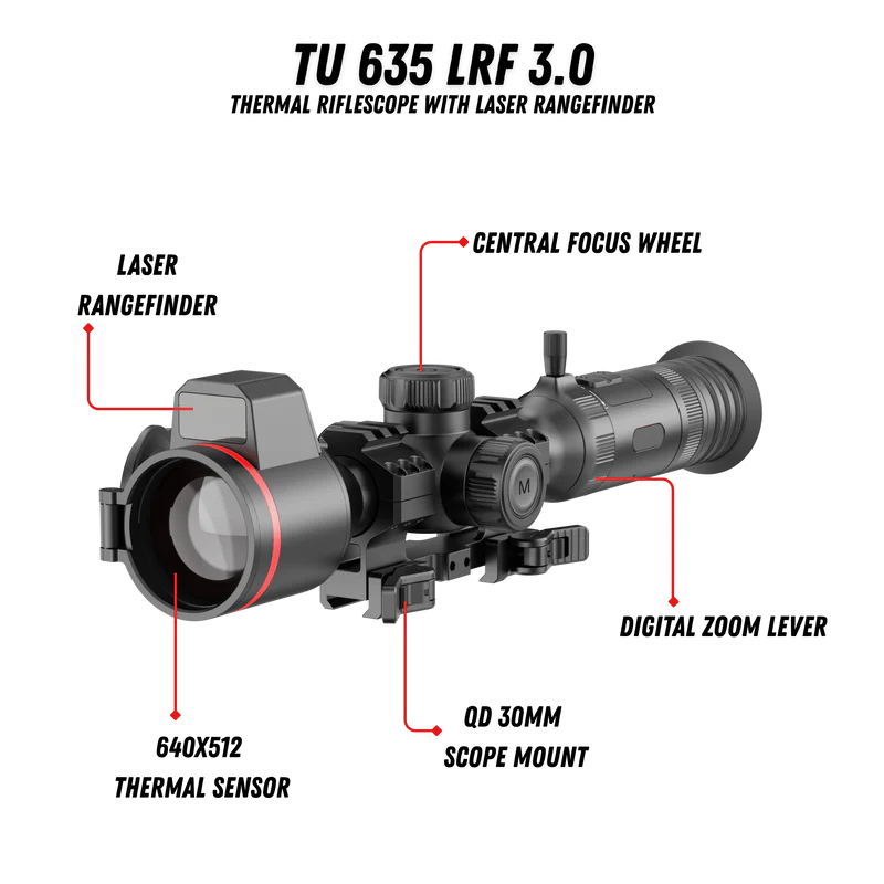 TU 635 LRF 3.0 Thermal Riflescope with LRF