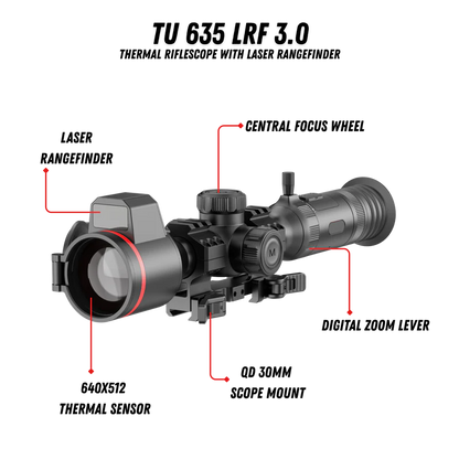 TU 635 LRF 3.0 Thermal Riflescope with LRF