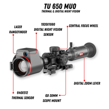 TU 650 Muo 3.0 Thermal and Night-Vision Riflescope with LRF